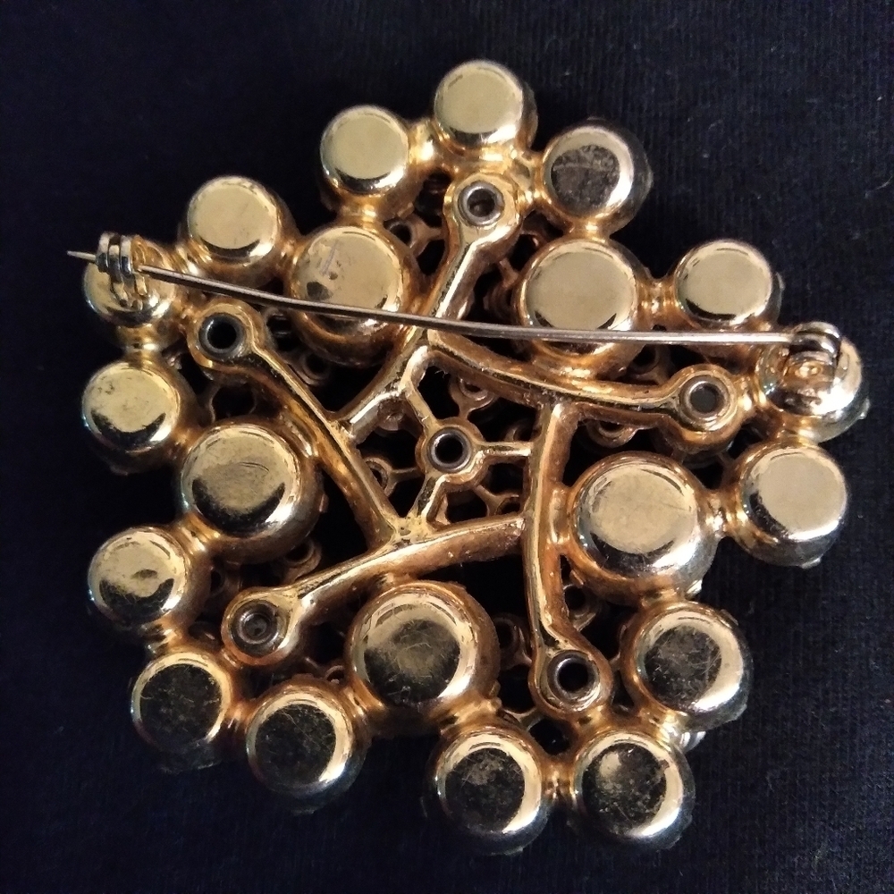 Vintage Juliana snowflake pin - Picture 4 of 5